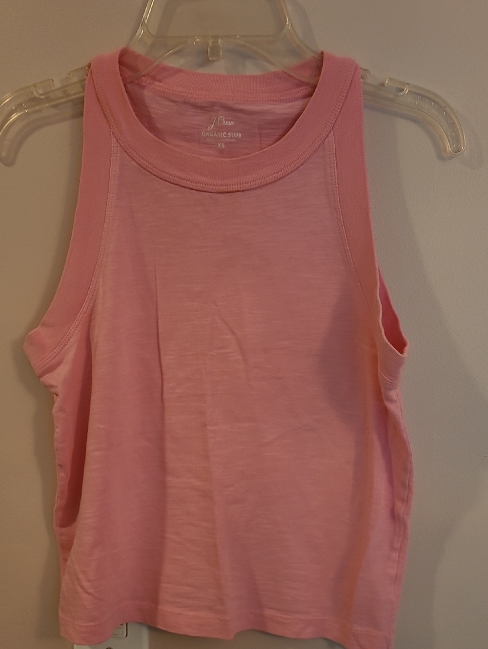 J. Crew Pink Organic Slub Tank Top >NWOT